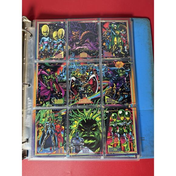 Vintage 1993 Marvel Comics Super Heroes Trading Cards 178 cards - Picture 15 of 16